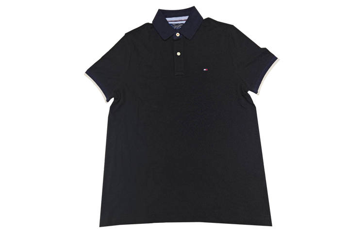 Tommy Hilfiger Polo Shirt Men's Black
