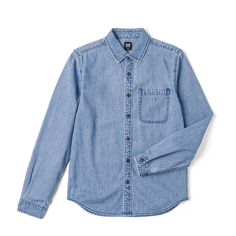 Lee Lee SS25 Shirt Men's Light Blue