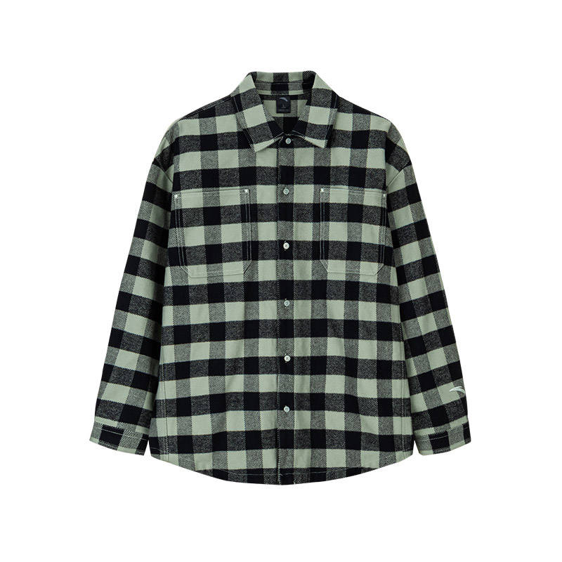 ANTA SUPERSTORE CHAOJIANTA Shirt Men's Tea Foam Green/Basic Black