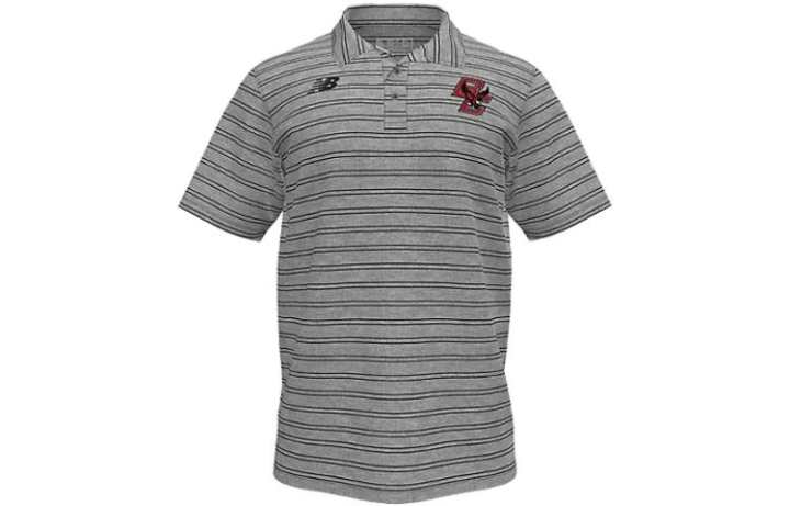 New Balance New Balance Polo Shirts Men's Gray Polo Collar Moderate Other