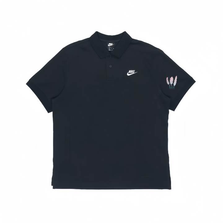 Nike Nike Polo Shirts Unisex Black Lapel Moderate