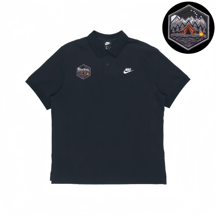 Nike Nike Polo Shirts Unisex Black Polo Collar Moderate