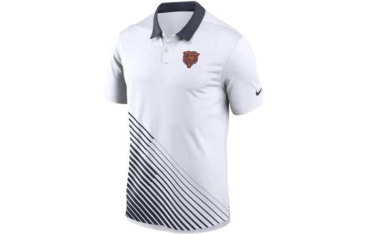Nike Nike Polo Shirts Men's White Polo Collar Moderate Straight Fit