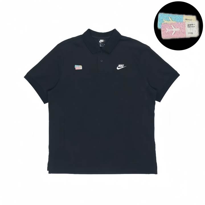 Nike Nike Polo Shirts Unisex Black Polo Collar Moderate