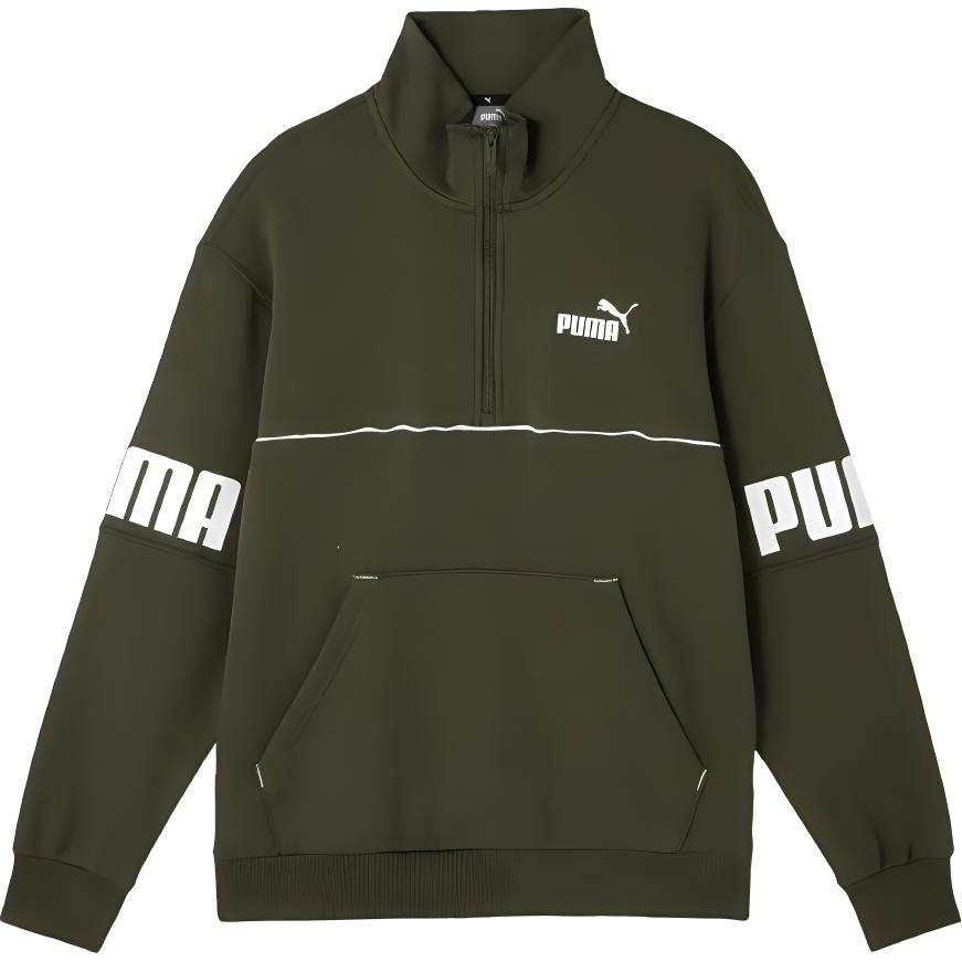 PUMA PUMA Power Colorblock Half Zip TR Sweatshirt Men's Jasper