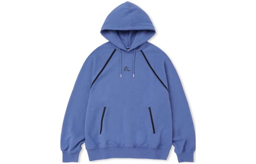 Nerdy Sweatshirts Unisex Blue Hooded Non Detachable Moderate
