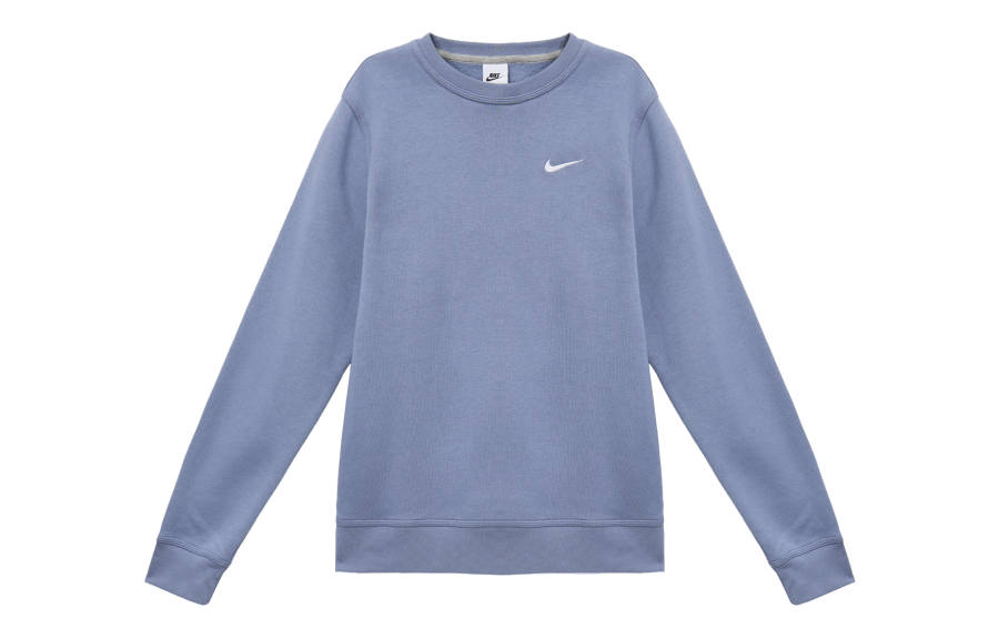 Nike Nike Club Fleece Lined Crew Neck Casual Without Hood Sweatshirt Men's Light Purple