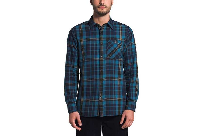 THE NORTH FACE Shirts Men's Marine Blue Lapel Moderate Other
