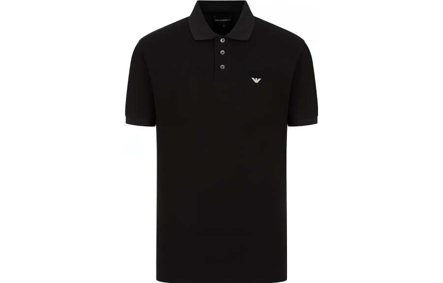 Emporio Armani logo detail polo shirt
