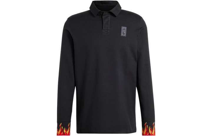 Adidas Adidas Polo Shirts Men's Black Polo Collar Moderate Other