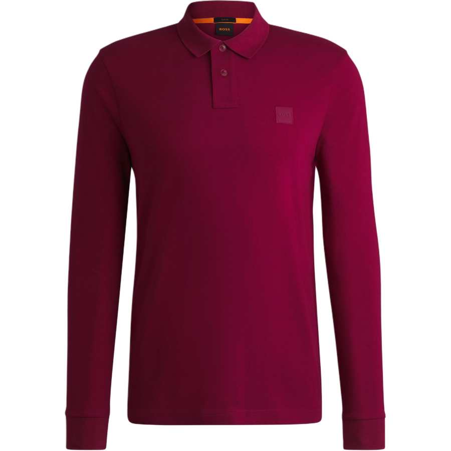HUGO BOSS FW24 Polo Shirt Men's Dark Red