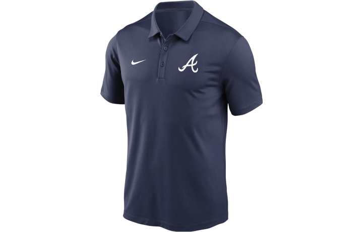 Nike Nike Atlanta Braves Tour Men's Nike Dri-FIT Mlb Polo