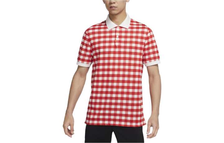 Nike Nike Polo Shirts Men's Orange Red Polo Collar Moderate Other