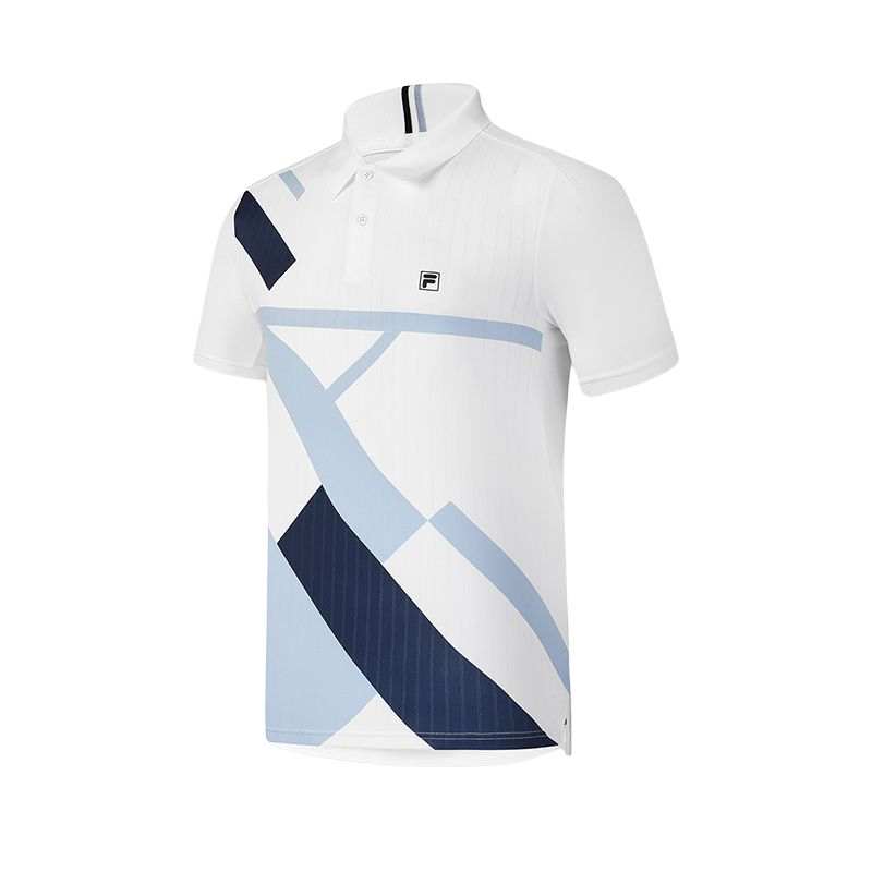 FILA Polo Shirt Men's All Over Print