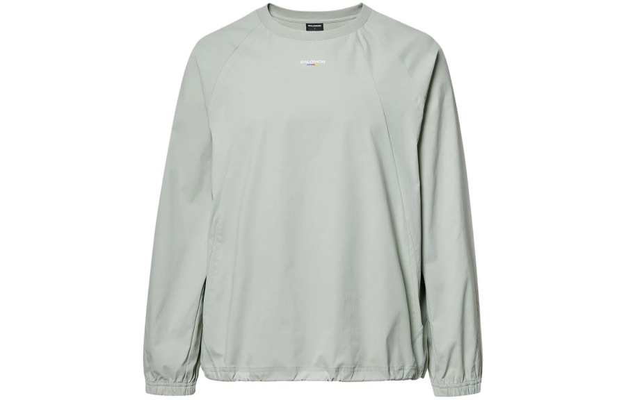 SALOMON UNI RACE FLAG PEAK Sweatshirt Unisex Light Green