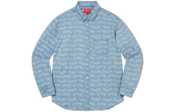 Supreme Supreme Arc Jacquard Denim Shirt