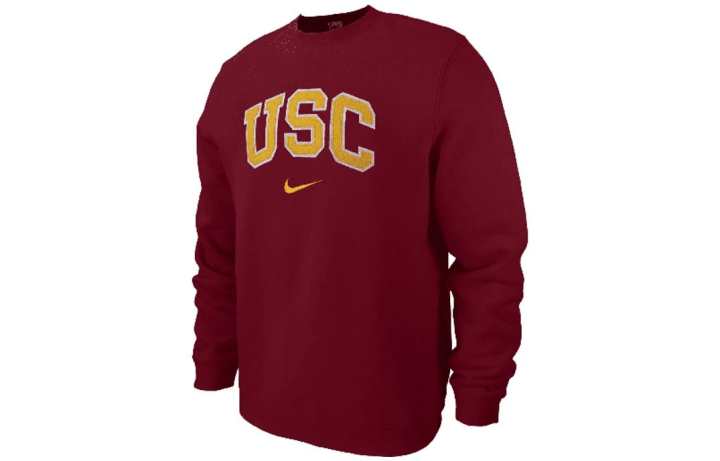 Nike Nike Sweatshirts Men's Red Crew Neck Moderate Regular