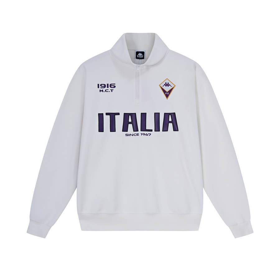 Kappa 1916 Sweatshirts Unisex Stand Collar Moderate
