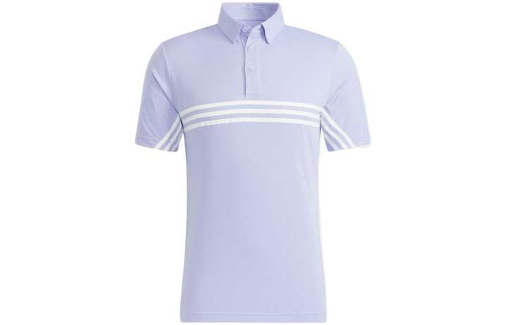 Adidas Adidas Polo Shirts Men's Light Purple Polo Collar Moderate Straight Fit