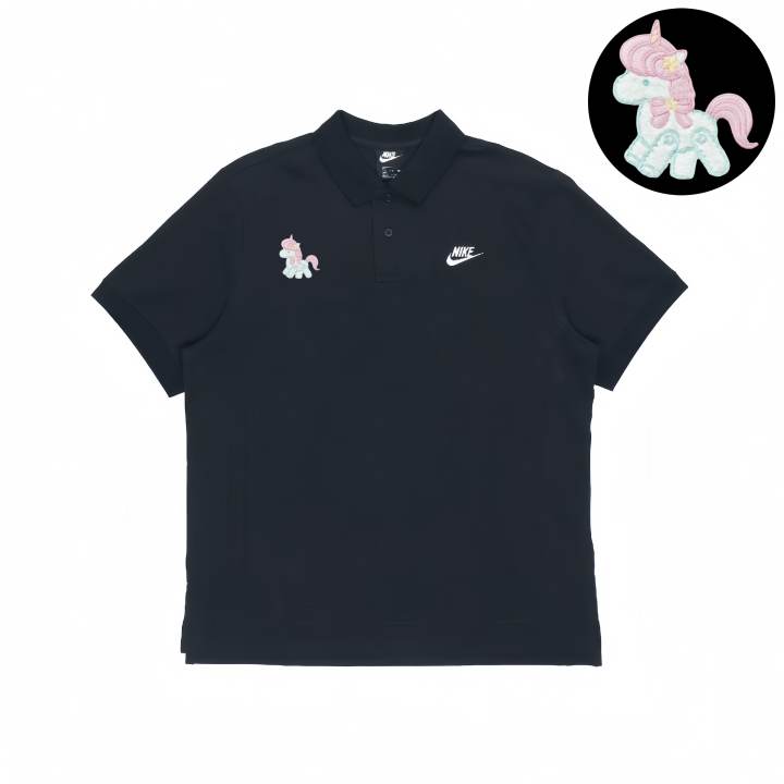 Nike Nike Polo Shirts Unisex Black Polo Collar Moderate