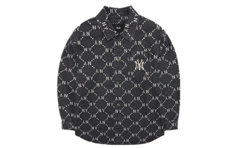 MLB MLB Old Flower Shirt Unisex Black