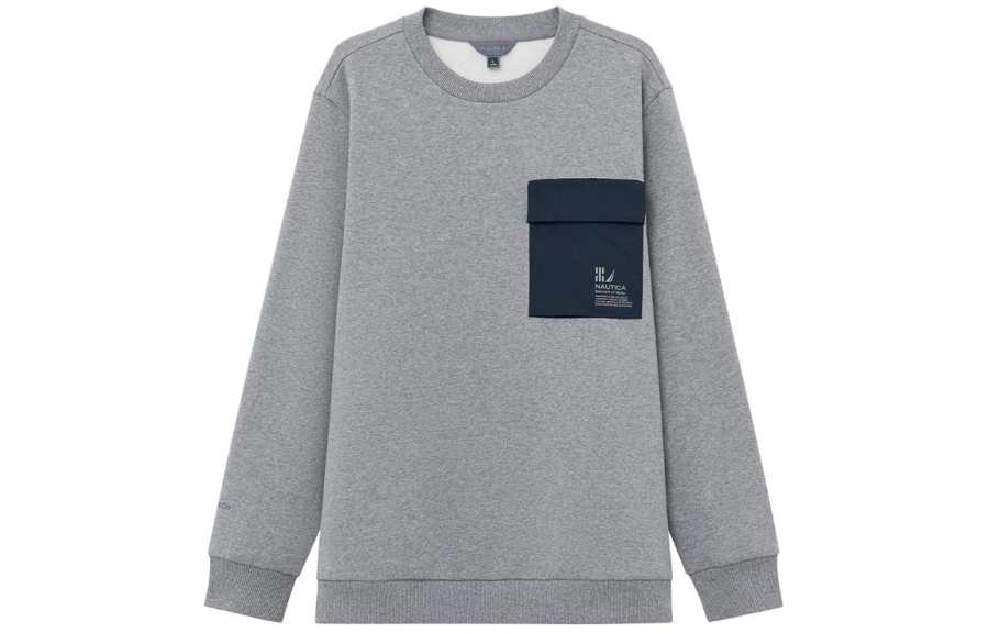 Nautica White Sail Sweatshirt Men's