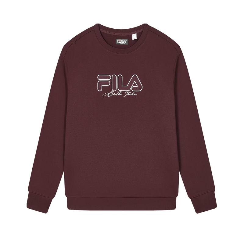FILA ORIGINALE Sweatshirt Unisex Wine Red
