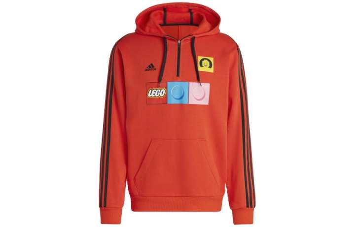 Adidas Adidas Sweatshirts Men's Red Hooded Moderate Other