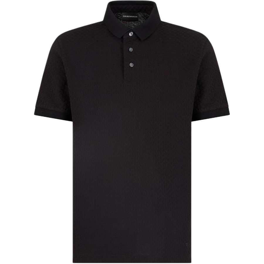 EMPORIO ARMANI Us Exclusive Jacquard Jersey Polo Shirt