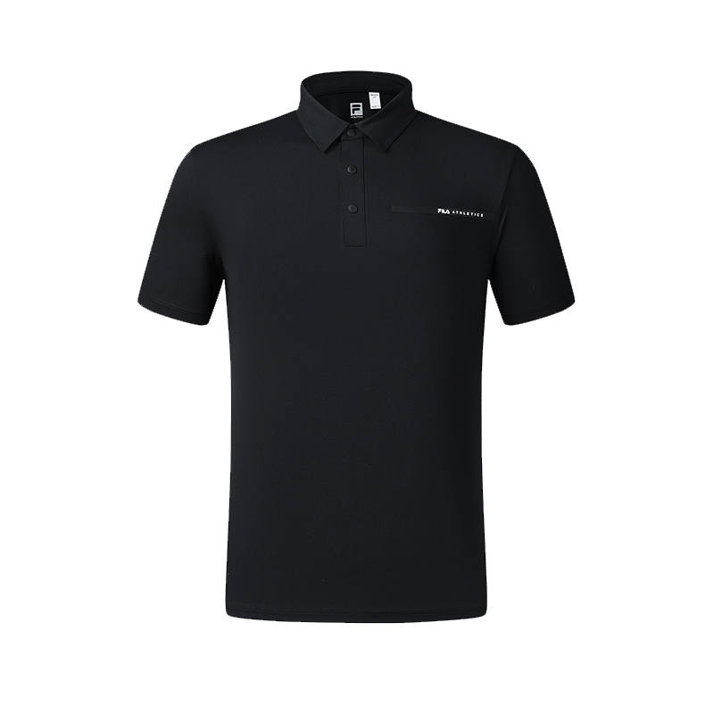 FILA Fitness Polo Shirt Men's Pitch Black