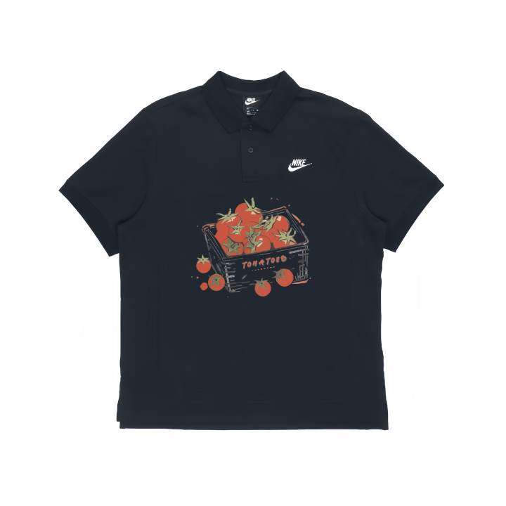 Nike Nike Polo Shirts Unisex Black Polo Collar Moderate