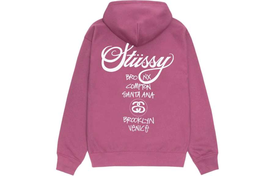 Stussy World Tour Zip Hoodie