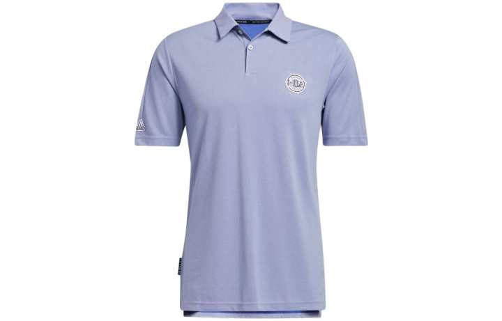 Adidas Adidas Polo Shirts Men's Gray Polo Collar Moderate Straight Fit