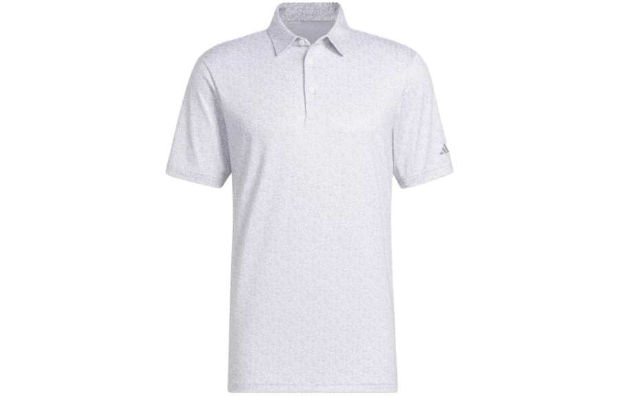 Adidas Adidas Polo Shirts Men's White Polo Collar Moderate Straight Fit