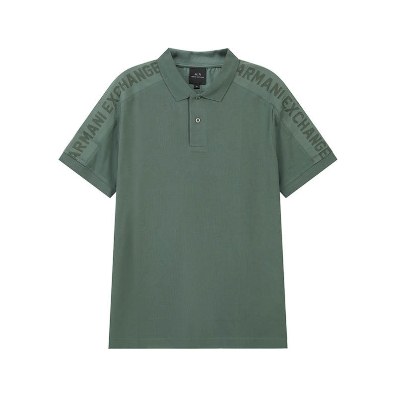 ARMANI EXCHANGE ARMANI EXCHANGEAE FW24 Polo Shirt Men's Gray Green