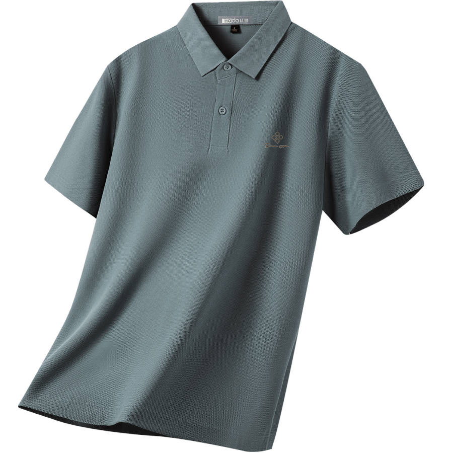 Hodo Polo Shirts Men's Polo Collar Thin Straight Fit