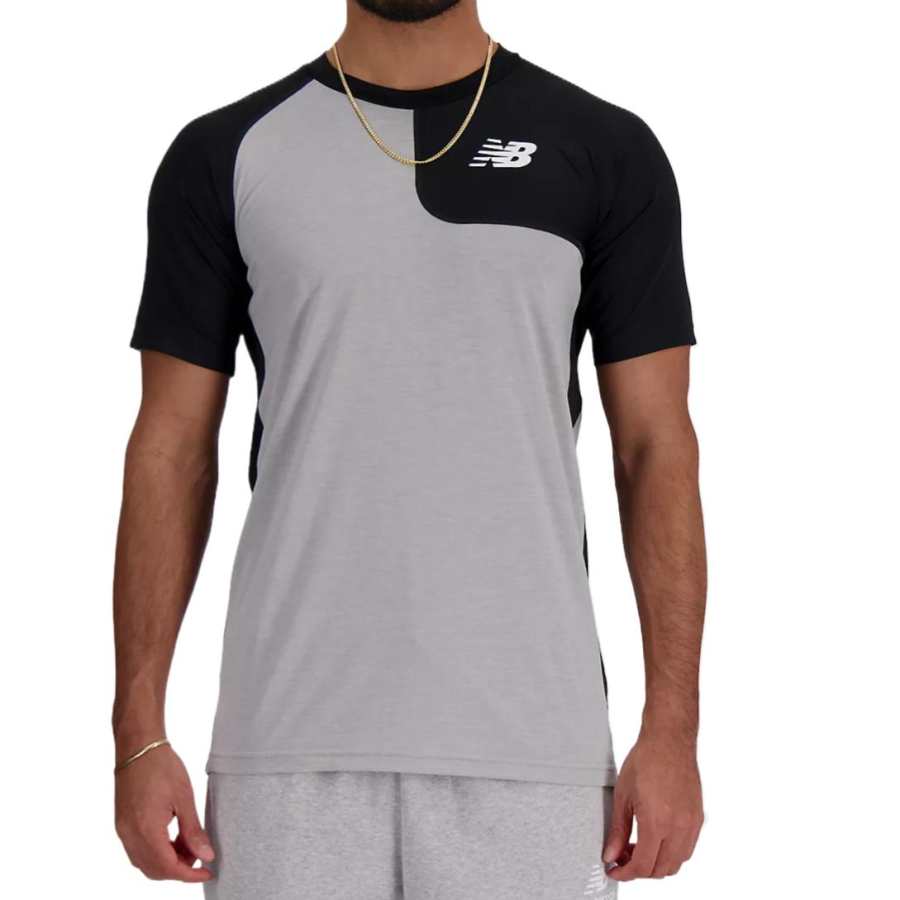 New Balance New Balance T Shirt Men's Black Gray