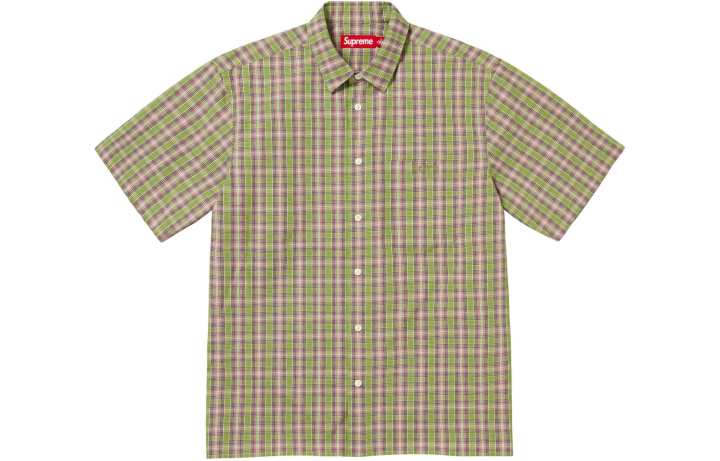 Supreme Supreme Loose Fit Mini Plaid S/S Shirt