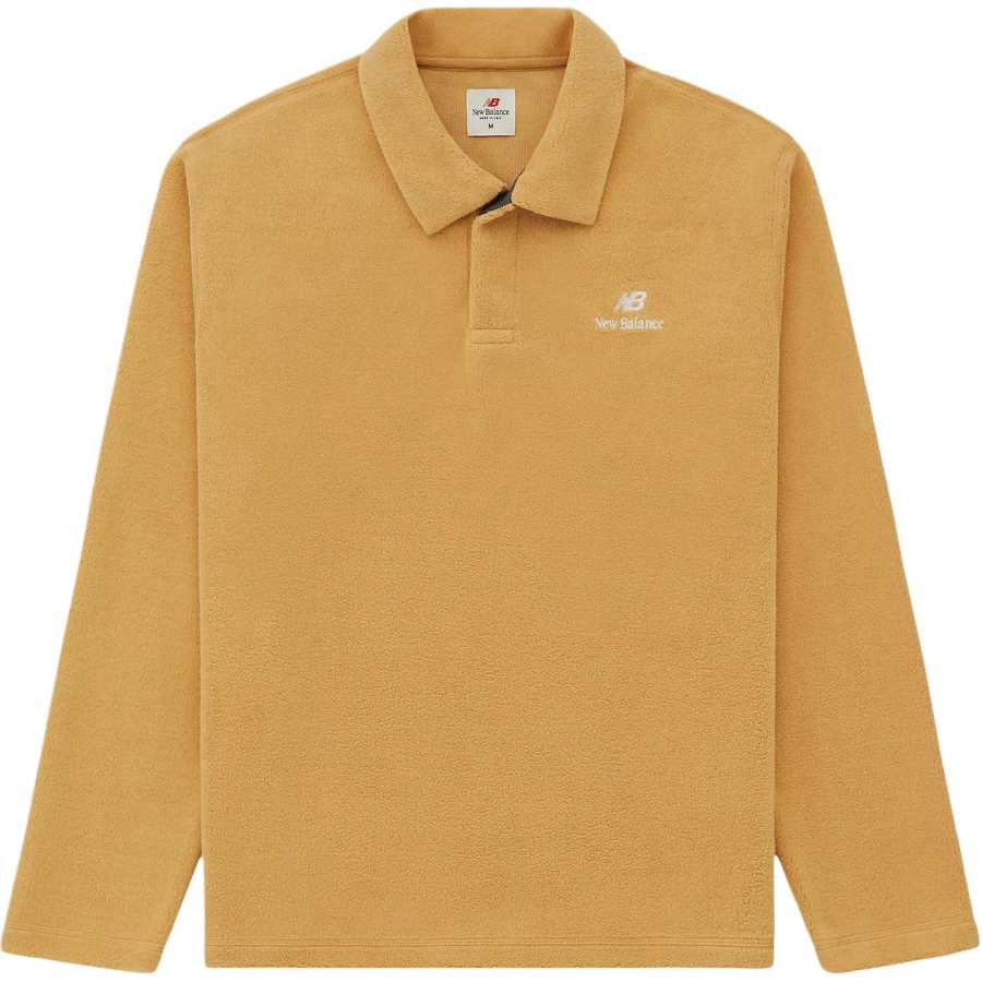 New Balance New Balance FW24 Made In USA Polar Fleece Polo Shirt Men's Magnet