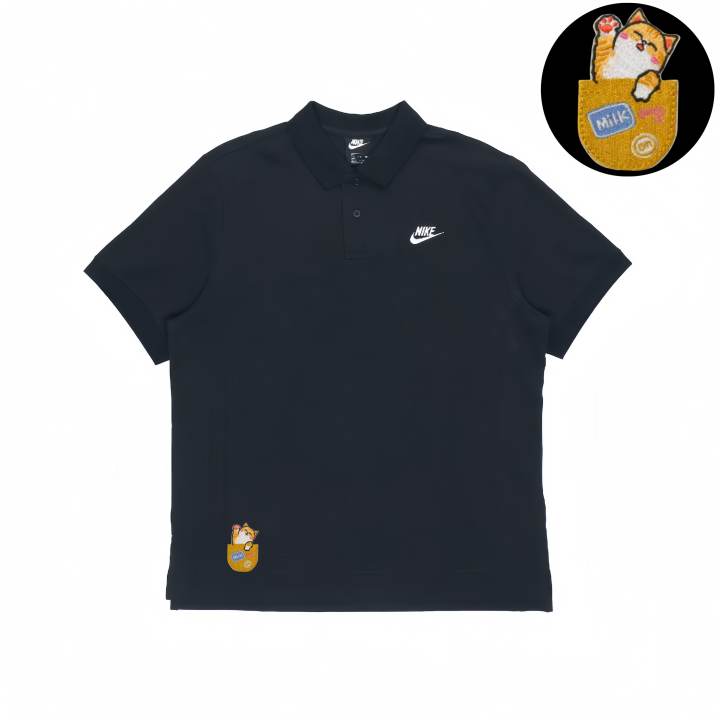 Nike Nike Polo Shirts Unisex Black Polo Collar Moderate