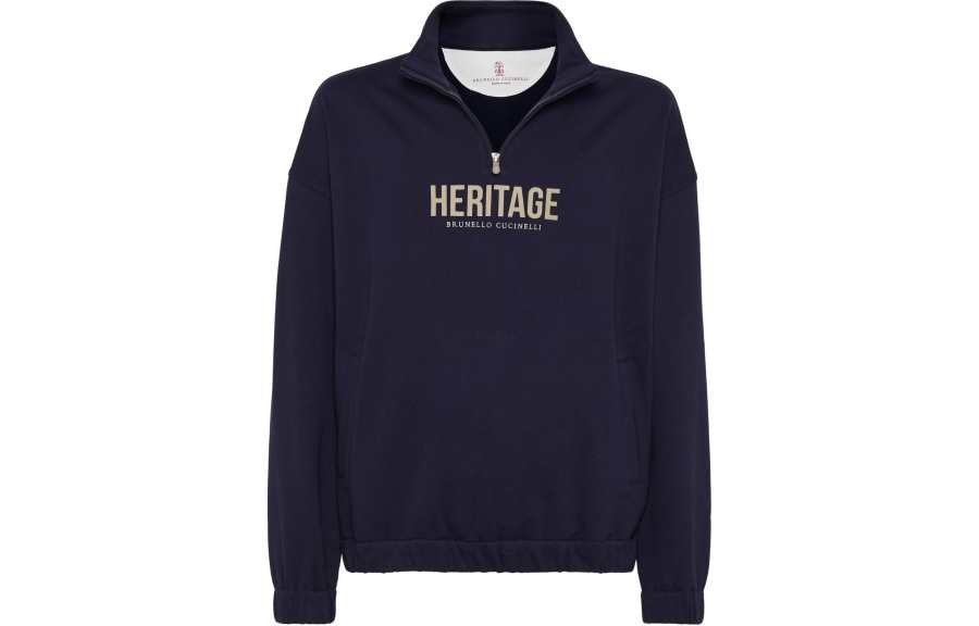 Brunello Cucinelli Brunello Cucinelli SS24 Sweatshirt Men's Midnight Blue