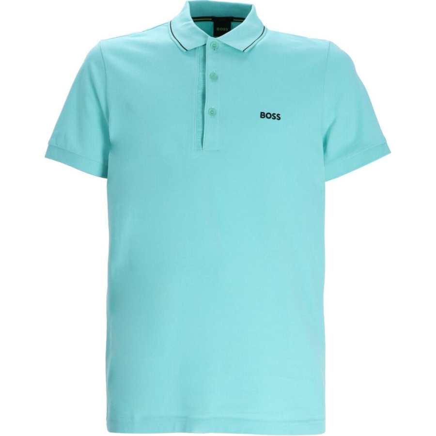 Hugo Boss logo-embroidered polo shirt