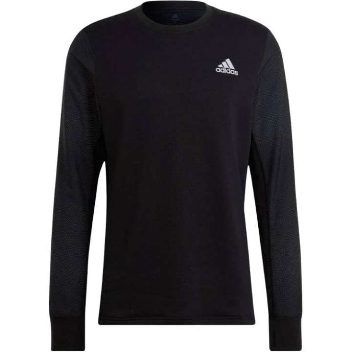 Adidas Adidas Sweatshirts Men's Black Crew Neck Moderate Regular