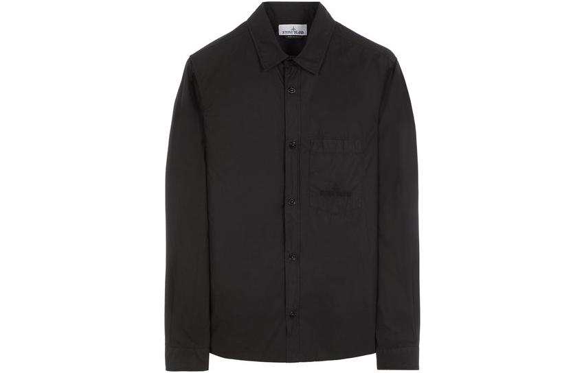 STONE ISLAND Shirts Men's Black Moderate