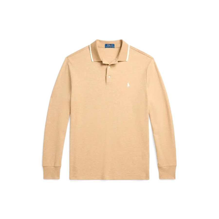 Polo Ralph Lauren SS24 Polo Shirt Classic Version Men's Camel