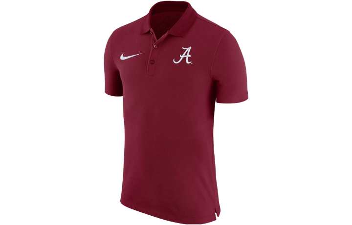 Nike Nike Polo Shirts Men's Red Polo Collar Moderate Straight Fit