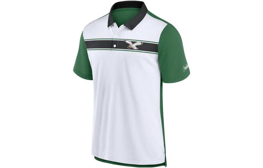 Nike Nike Polo Shirts Men's Green Polo Collar Moderate Straight Fit