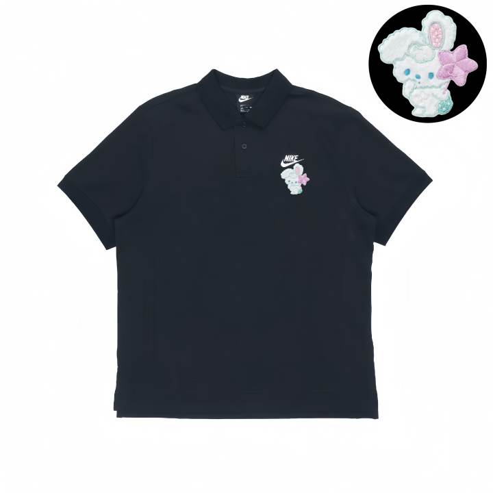 Nike Nike Polo Shirts Unisex Black Polo Collar Moderate