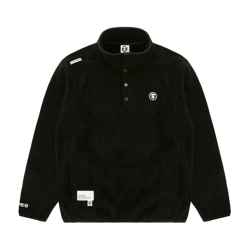 Aape Aape logo-appliqué roll-neck sweatshirt