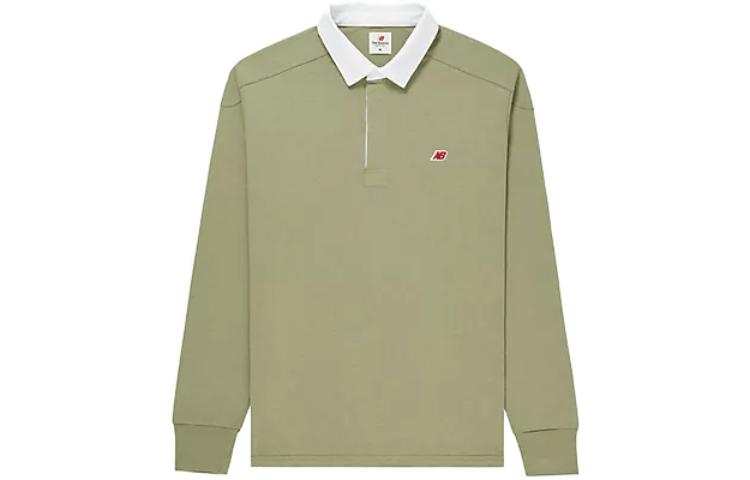 New Balance New Balance ribbed cuffs cotton polo shirt